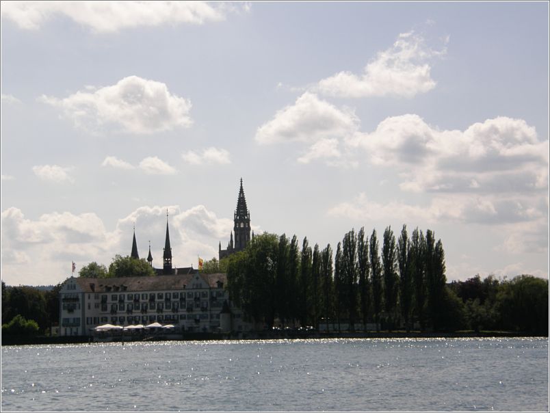 Konstanz vom See aus