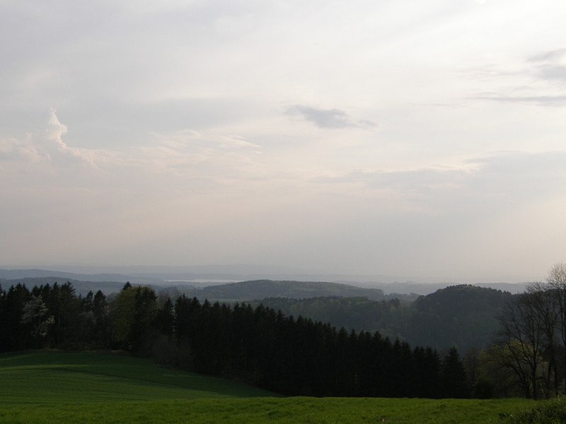 Ausblick ber Oberschwaben