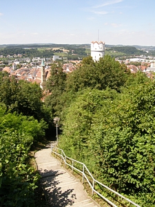 Burgtreppe von oben