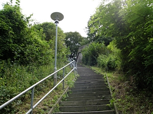 Treppe zur Burg