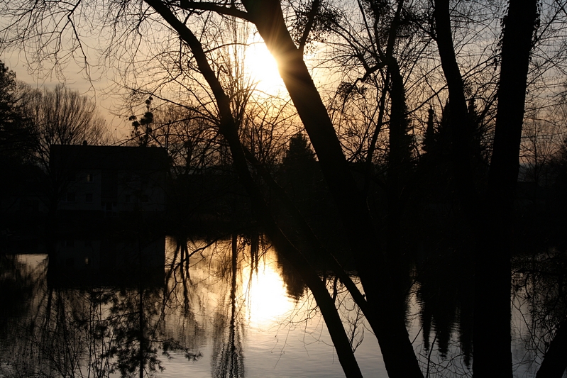 Sonne zwischen sten